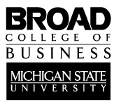 Broad College of Business - Michigan State University